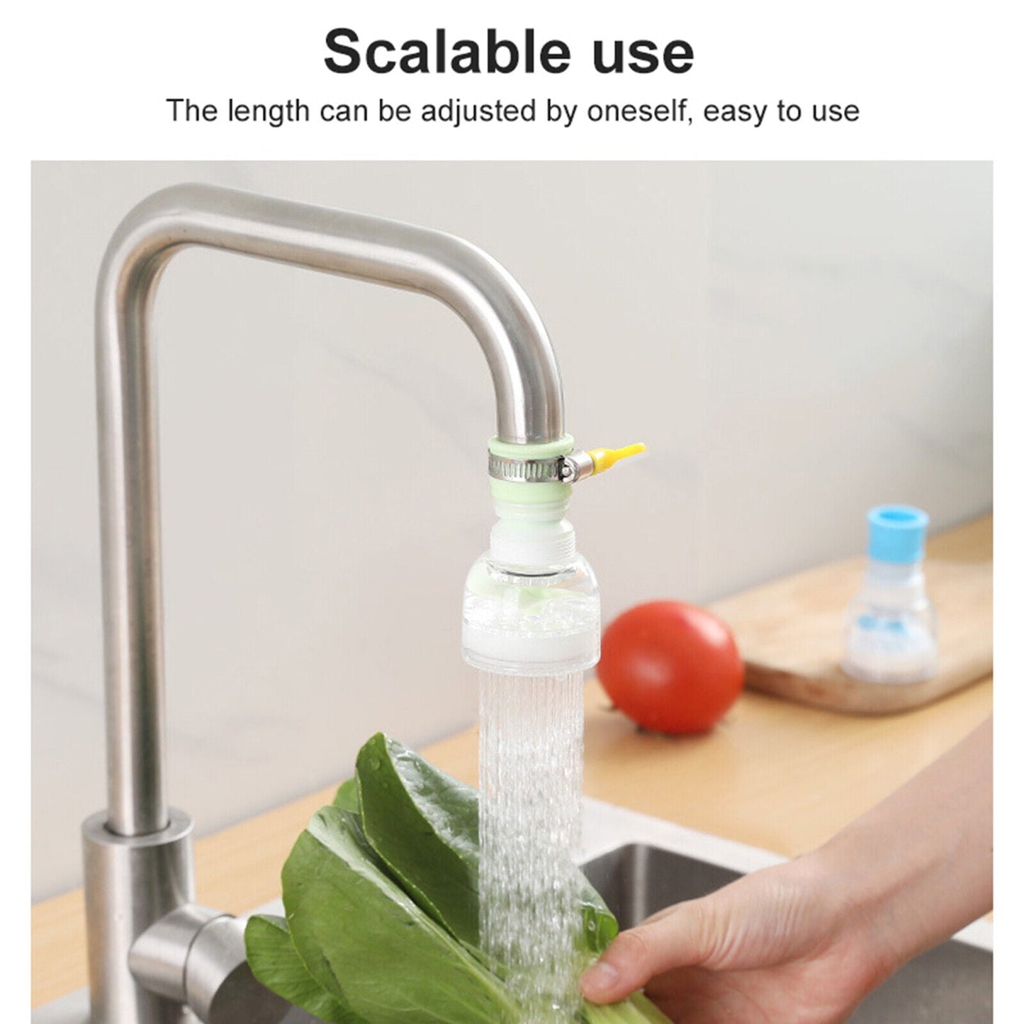 360-rotation kitchen sink faucet extenders