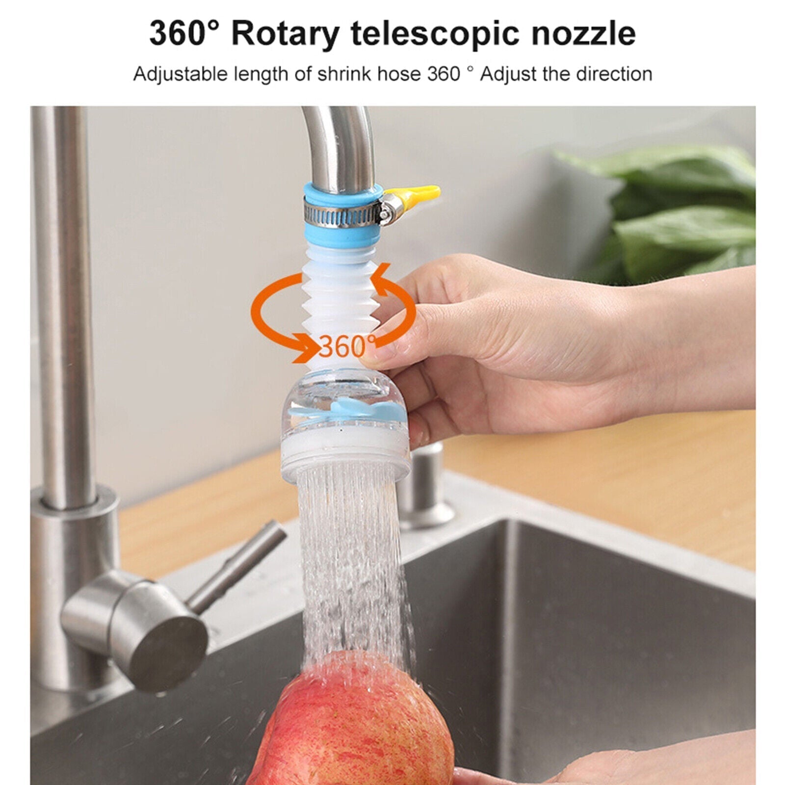 360-rotation kitchen sink faucet extenders